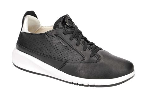 geox sneaker damen schwarz lack|geox sneakers girl.